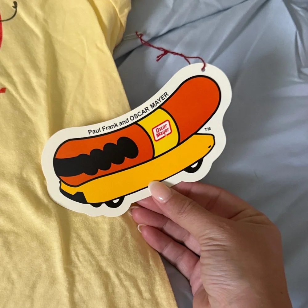 Paul Frank Oscar Mayer Graphic Tee in Yellow - Picture 3 of 5
